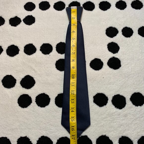 Vintage 50s Monsieur Cravatieur Navy Silver Horse Clip-On Retro Western Tie - Picture 5 of 6